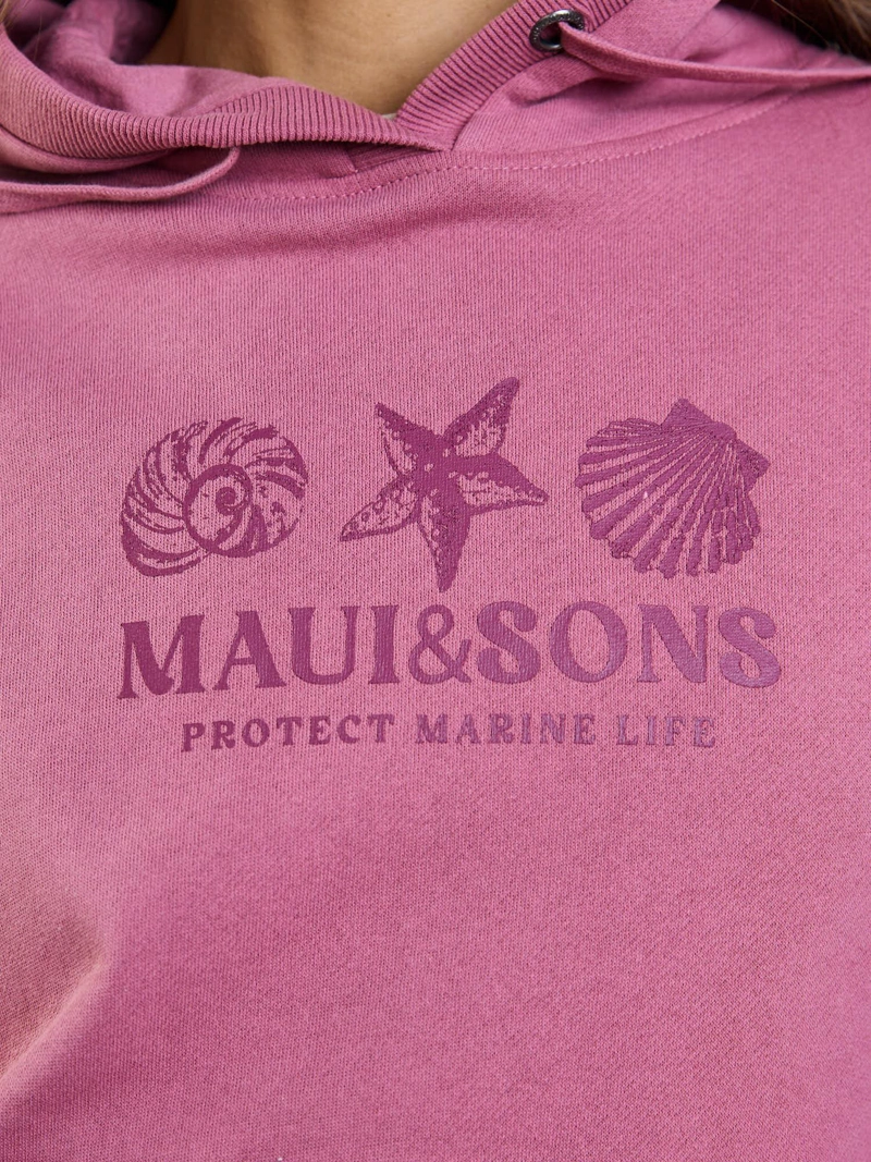 POLERON CANGURO KIRA ROSADO MUJER MAUI AND SONS - 6