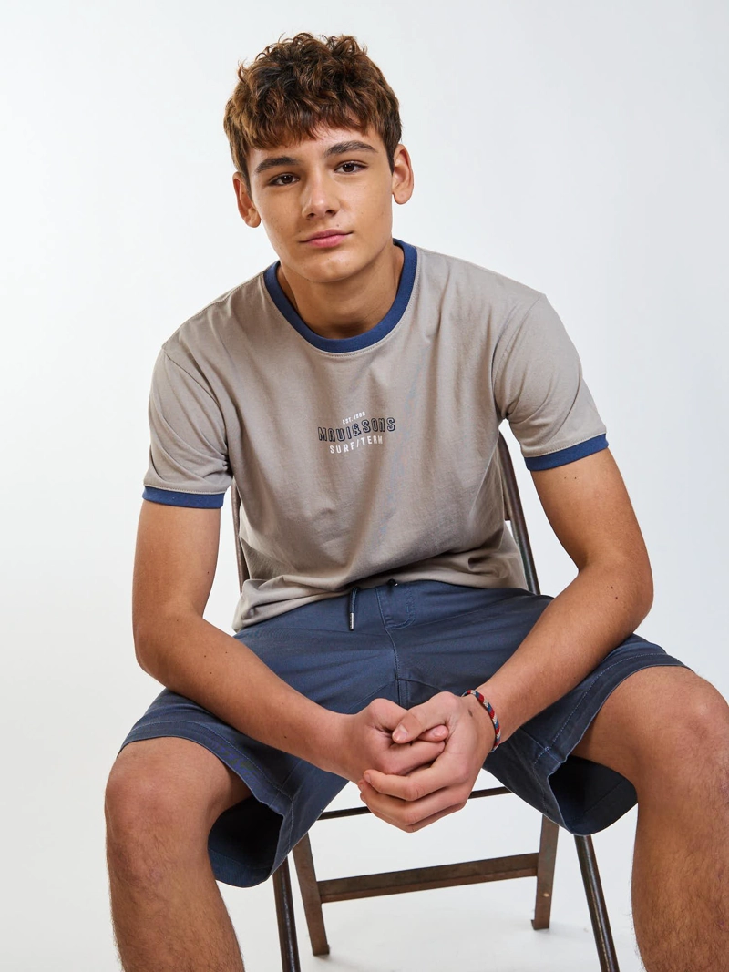 POLERA MC RADICAL BEIGE INFANTIL MAUI AND SONS - 7