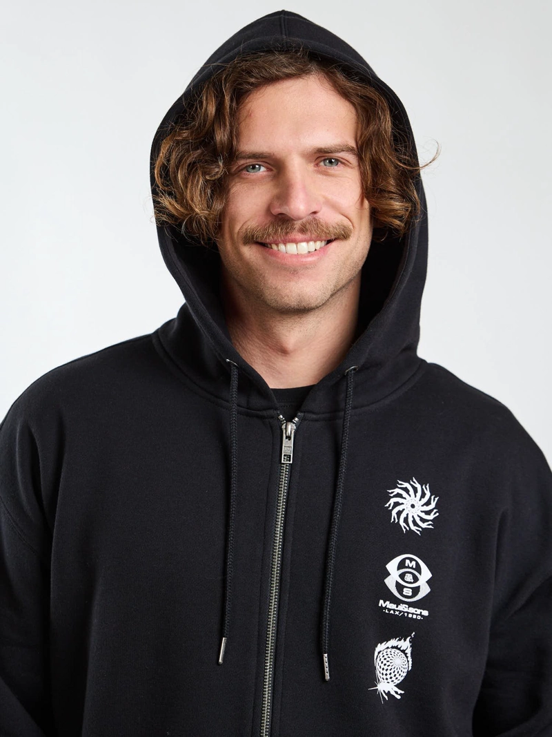 POLERON FZ VERTICAL NEGRO HOMBRE MAUI AND SONS - 5