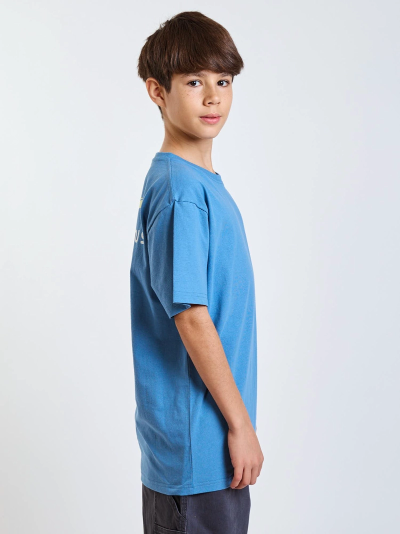 POLERA MC WILD CELESTE INFANTIL MAUI AND SONS - 3