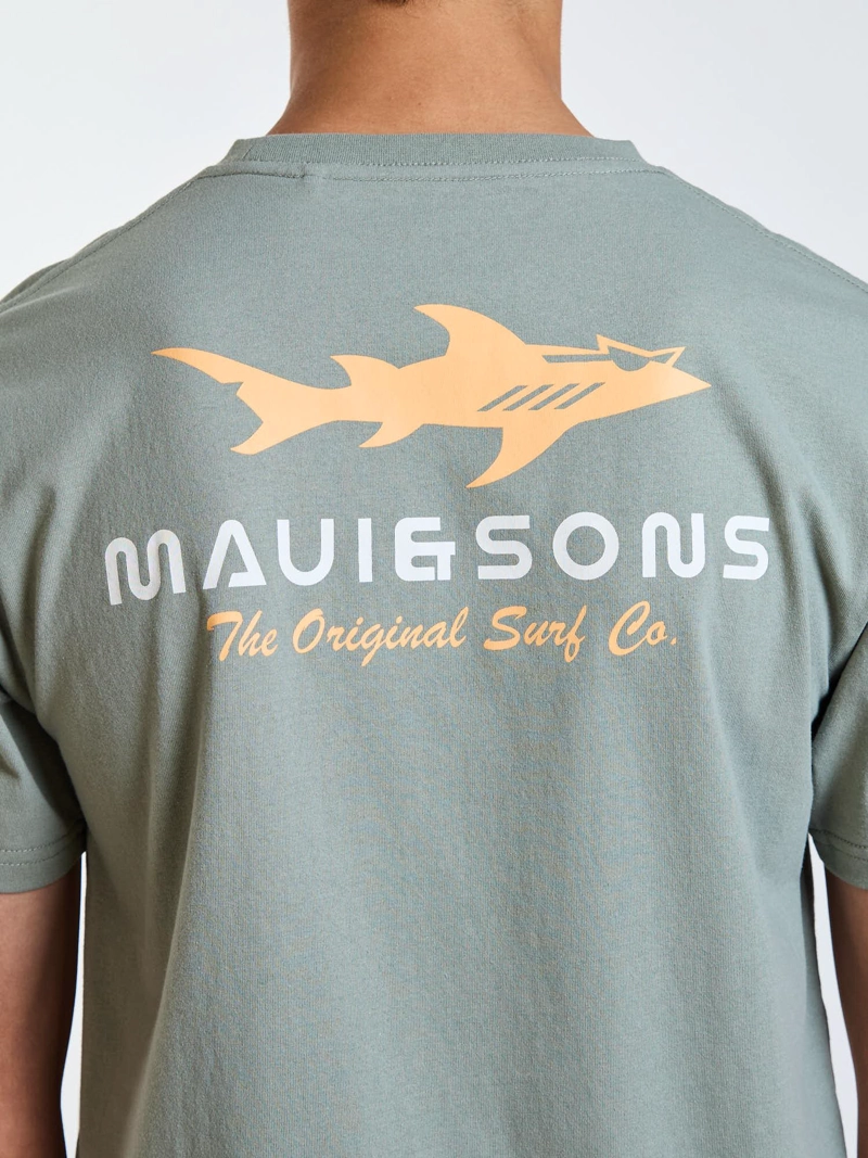 POLERA MC WILD VERDE INFANTIL MAUI AND SONS - 4