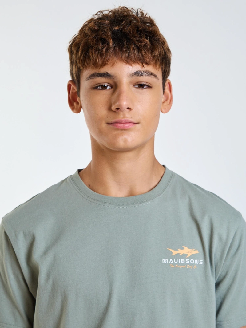 POLERA MC WILD VERDE INFANTIL MAUI AND SONS - 5