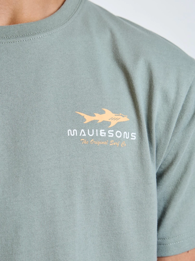 POLERA MC WILD VERDE INFANTIL MAUI AND SONS - 6