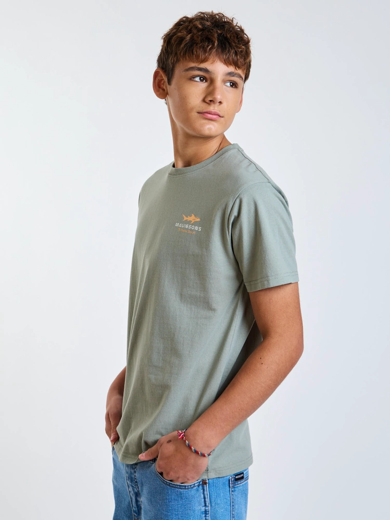 POLERA MC WILD VERDE INFANTIL MAUI AND SONS - 7