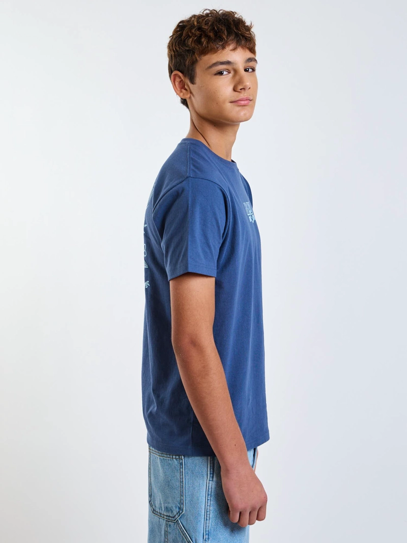 POLERA MC ISLAND ICONS AZUL INFANTIL MAUI AND SONS - 3