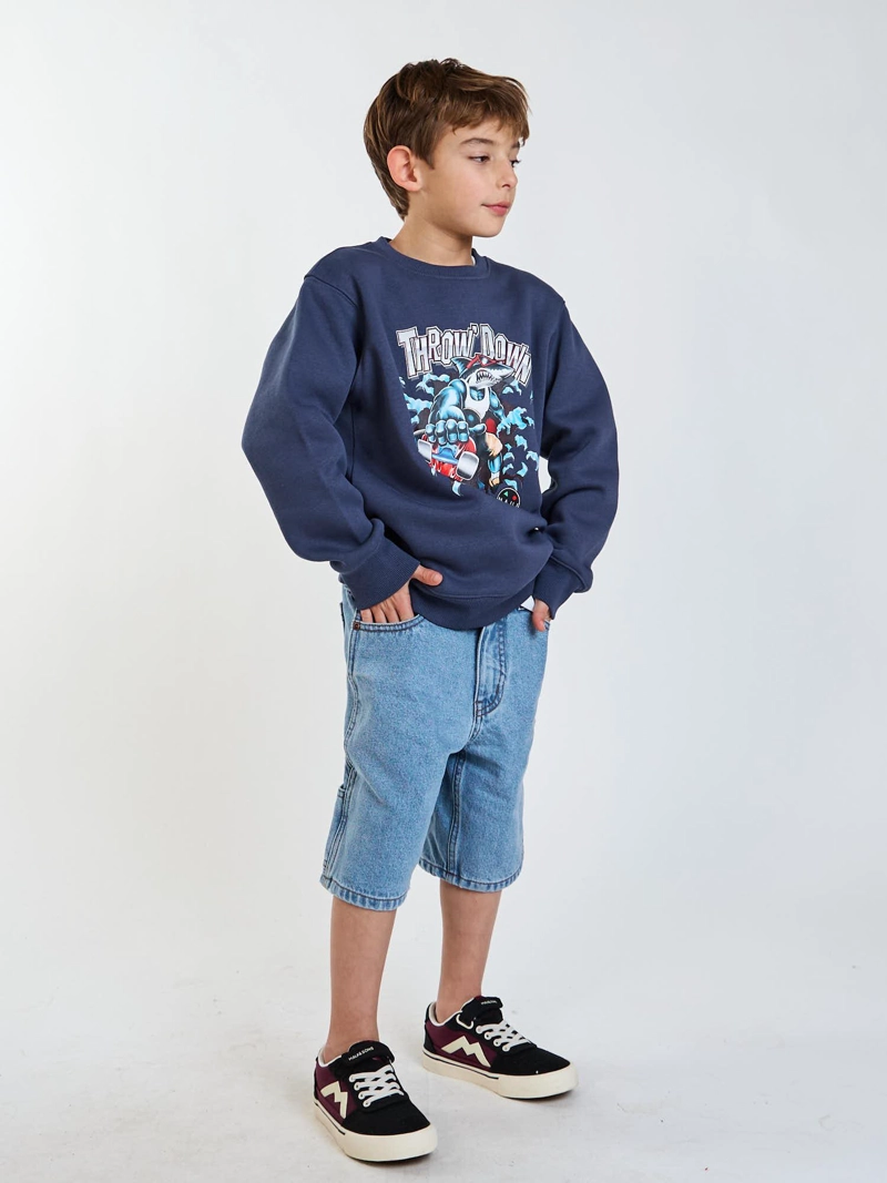 POLERON CR MANA AZUL INFANTIL MAUI AND SONS - 7