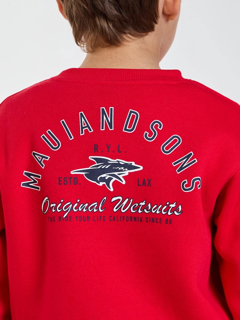 POLERON CR CHILL ROJO INFANTIL MAUI AND SONS - 4