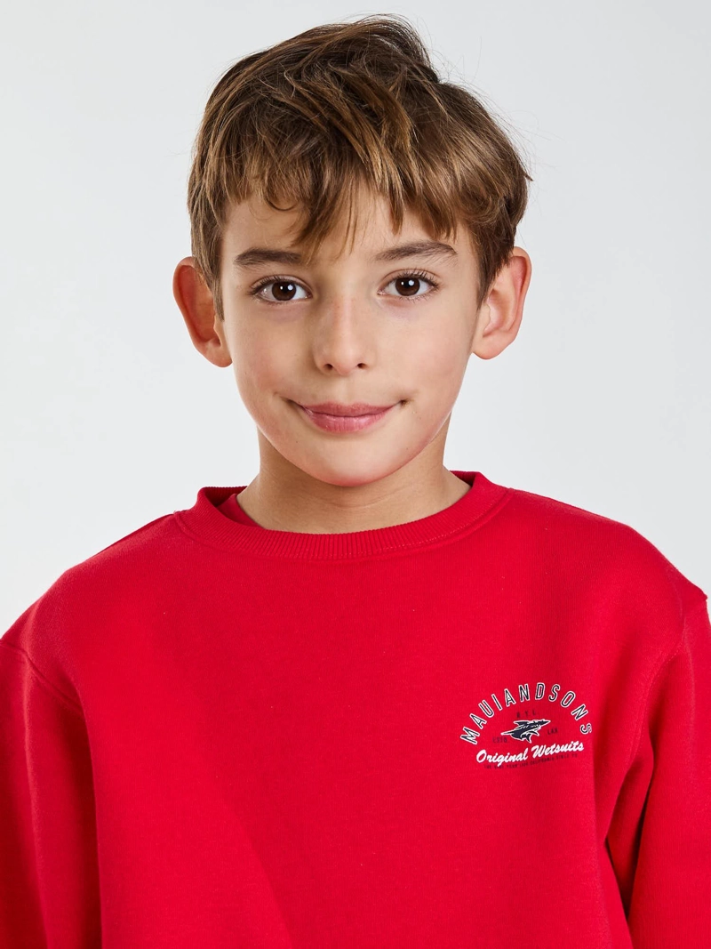 POLERON CR CHILL ROJO INFANTIL MAUI AND SONS - 5