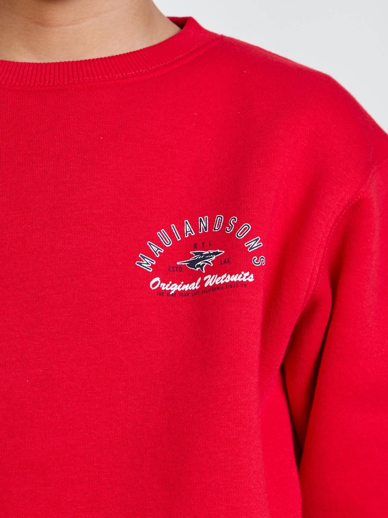 POLERON CR CHILL ROJO INFANTIL MAUI AND SONS - 6