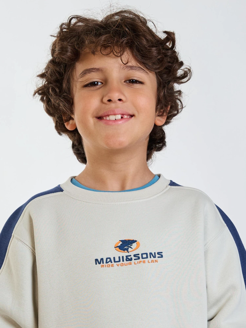 POLERON CR SPIRIT BEIGE INFANTIL MAUI AND SONS - 4