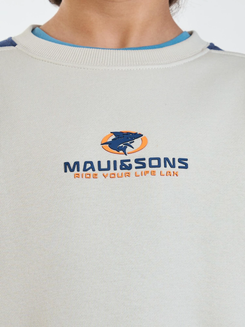 POLERON CR SPIRIT BEIGE INFANTIL MAUI AND SONS - 5