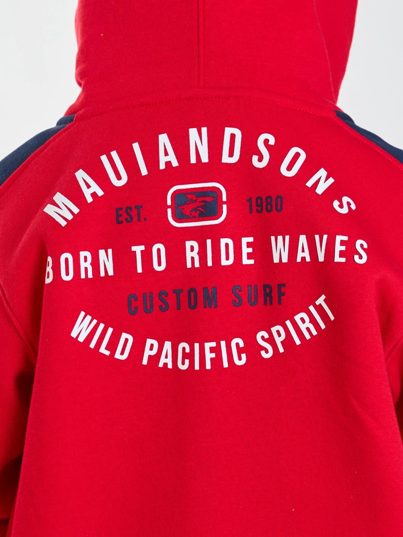 POLERON FZ FLOW ROJO INFANTIL MAUI AND SONS - 4