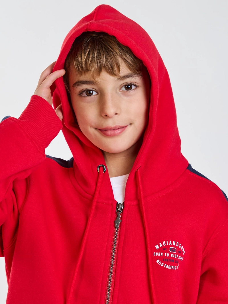 POLERON FZ FLOW ROJO INFANTIL MAUI AND SONS - 5