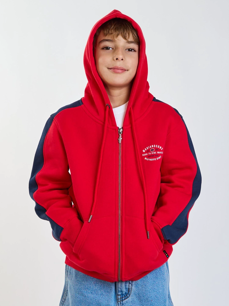 POLERON FZ FLOW ROJO INFANTIL MAUI AND SONS - 7