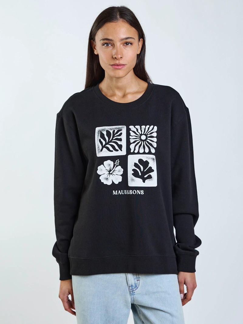 POLERON CR DALIA NEGRO MUJER MAUI AND SONS - 1