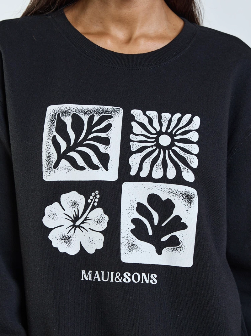 POLERON CR DALIA NEGRO MUJER MAUI AND SONS - 6