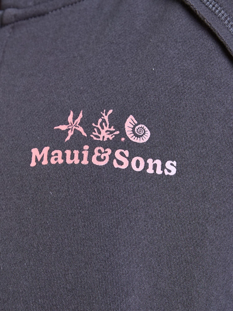 POLERON FZ KEANU GRIS MUJER MAUI AND SONS - 6