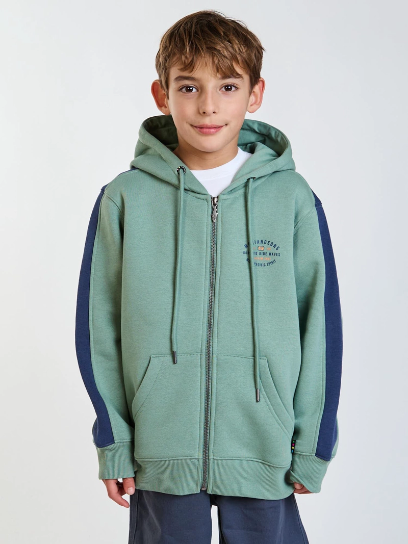 POLERON FZ FLOW VERDE INFANTIL MAUI AND SONS - 1