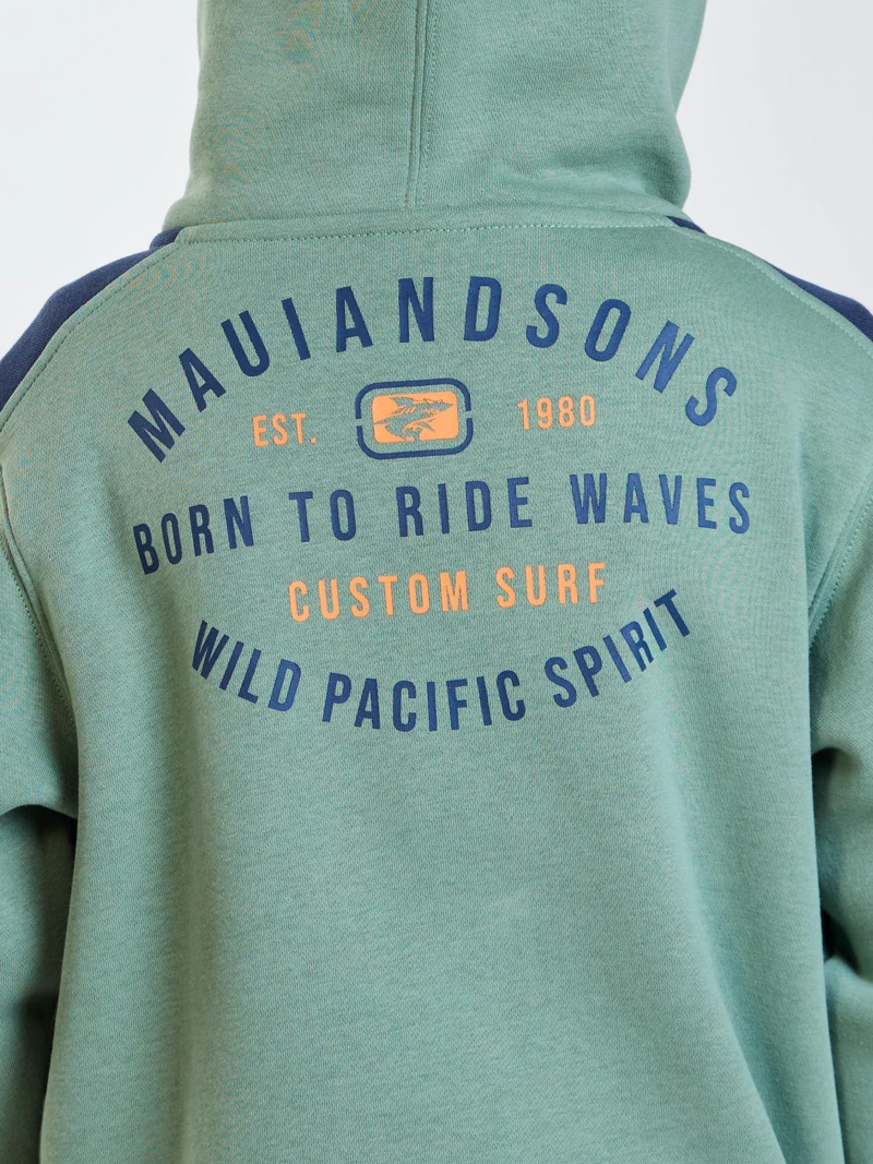 POLERON FZ FLOW VERDE INFANTIL MAUI AND SONS - 4