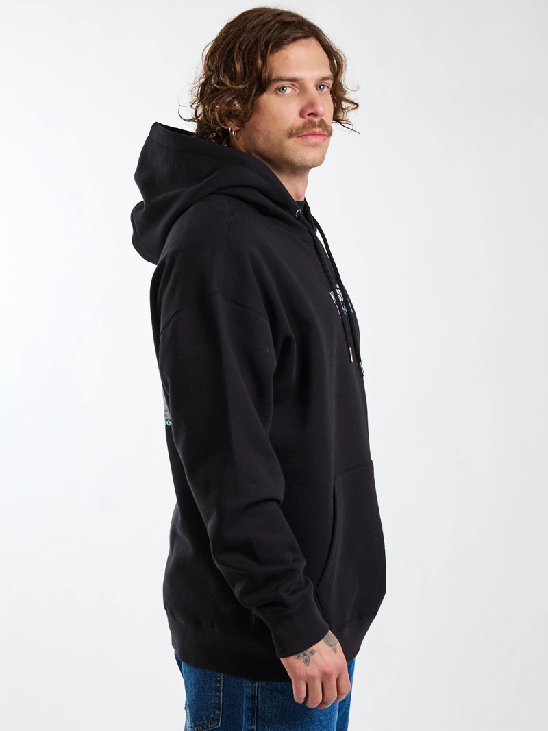 POLERON CANGURO NEON BREAK NEGRO HOMBRE MAUI AND SONS - 3