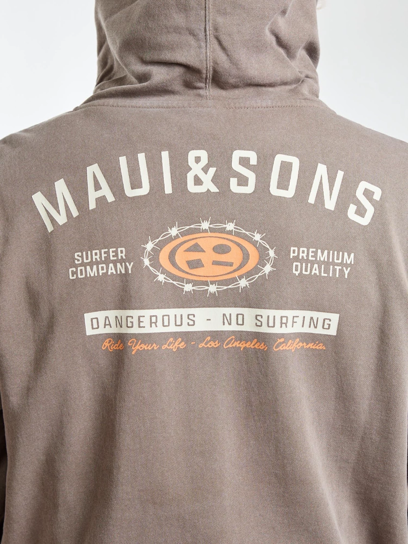 POLERON FZ RETRO SURF CAFE  HOMBRE MAUI AND SONS - 4