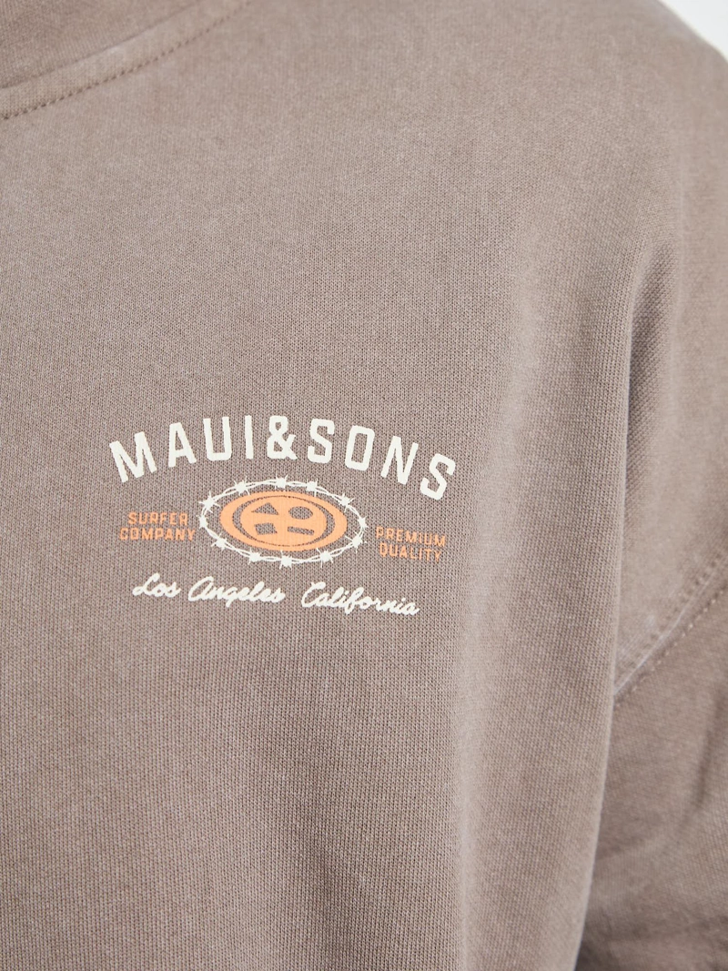 POLERON FZ RETRO SURF CAFE  HOMBRE MAUI AND SONS - 6