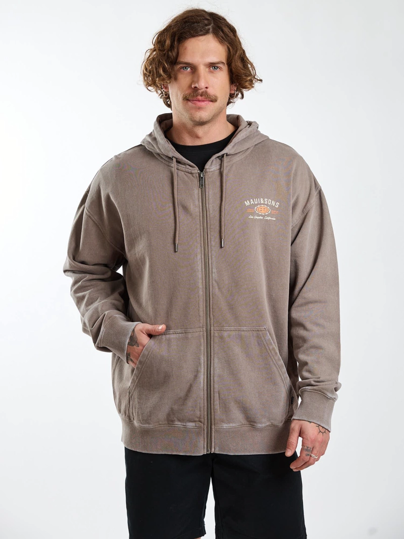 POLERON FZ RETRO SURF CAFE  HOMBRE MAUI AND SONS - 7