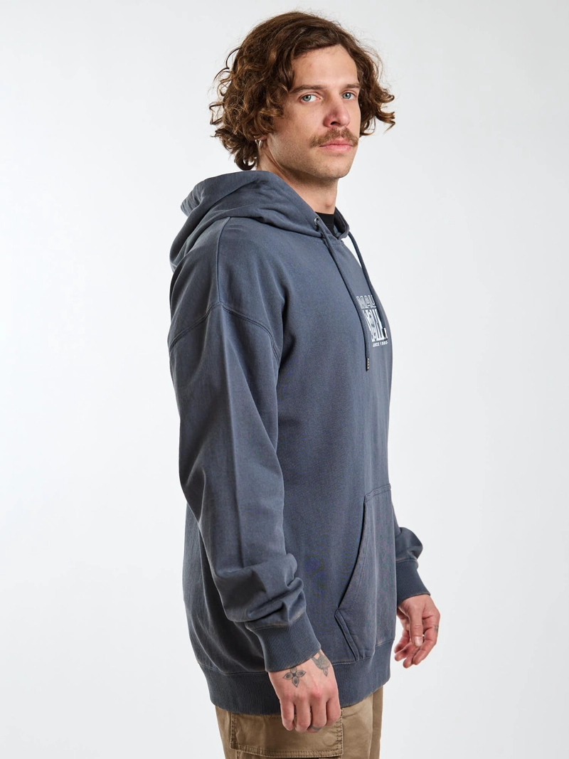 POLERON CANGURO WAVE GRIS HOMBRE MAUI AND SONS - 3