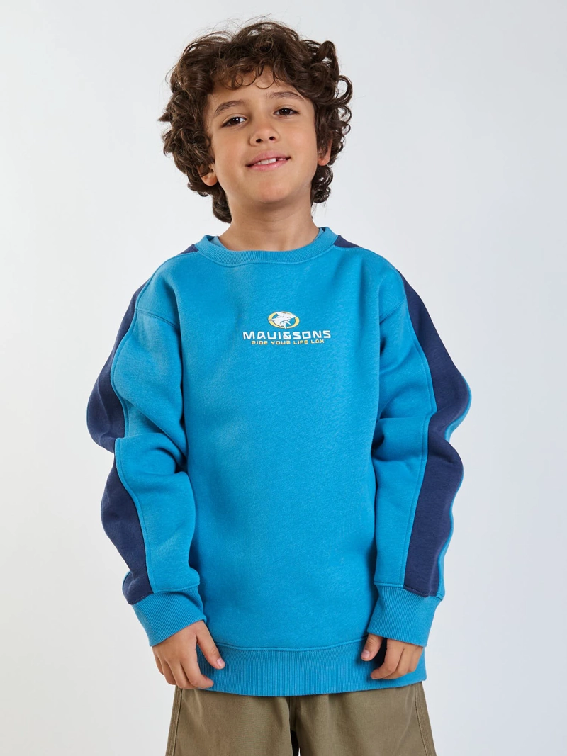 POLERON CR SPIRIT AZUL INFANTIL MAUI AND SONS - 1