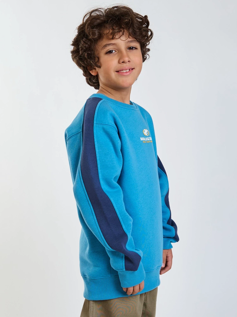 POLERON CR SPIRIT AZUL INFANTIL MAUI AND SONS - 3