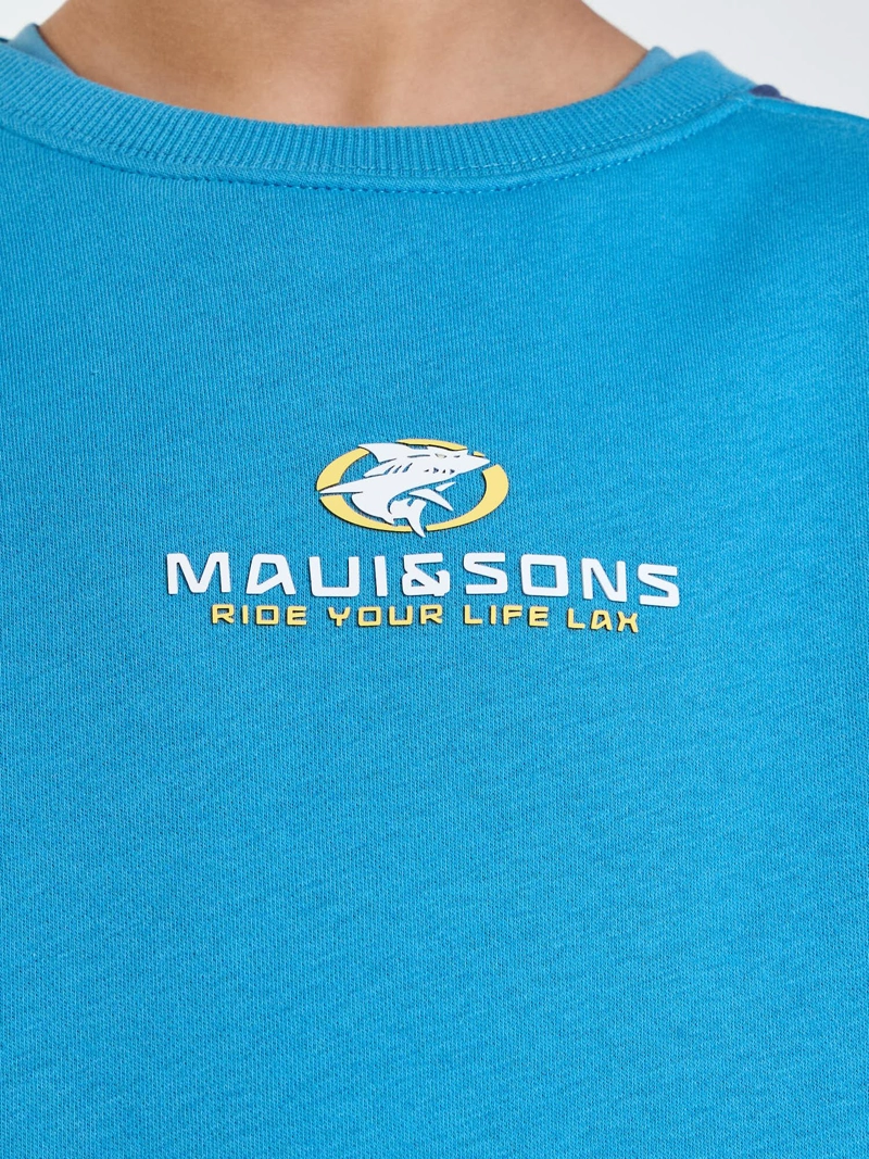POLERON CR SPIRIT AZUL INFANTIL MAUI AND SONS - 5
