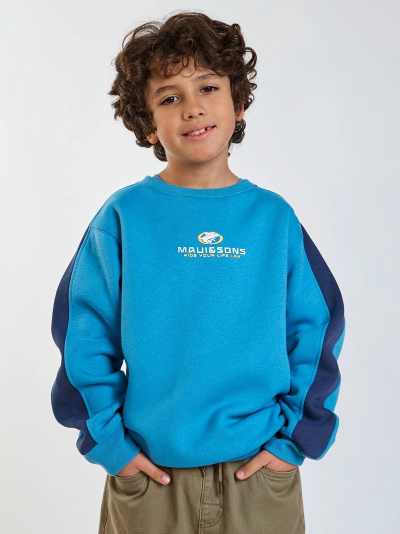 POLERON CR SPIRIT AZUL INFANTIL MAUI AND SONS - 6