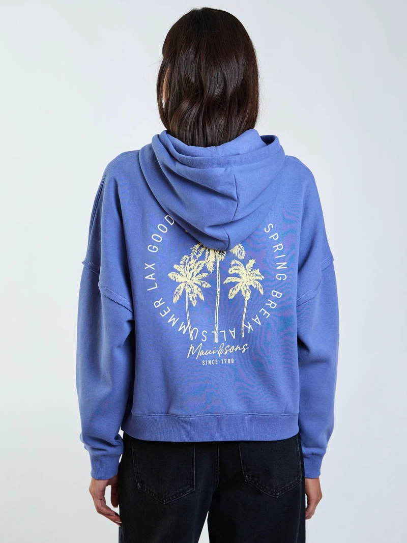 POLERON CANGURO MAGNOLIA AZUL MUJER MAUI AND SONS - 2