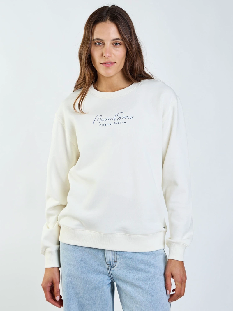 POLERON CR FRESIA BEIGE MUJER MAUI AND SONS - 1