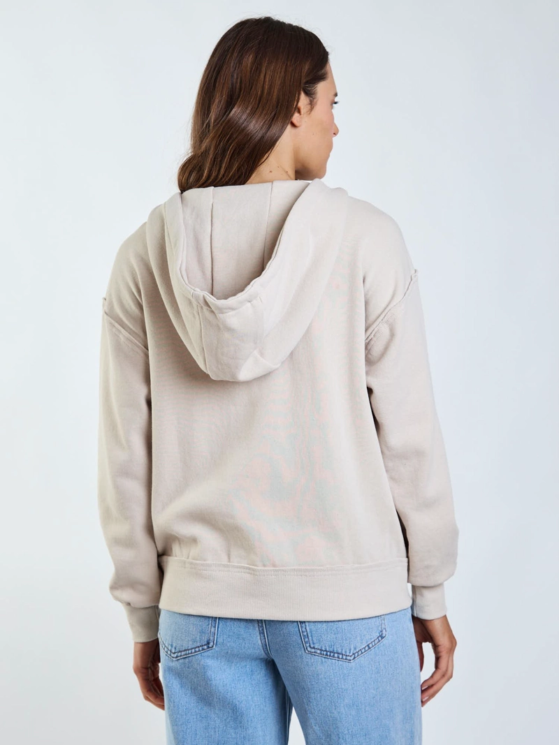 POLERON CANGURO WAVEY BEIGE MUJER MAUI AND SONS - 2