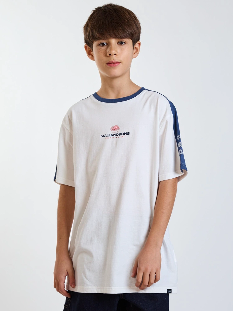 POLERA MC RIDE BLANCO INFANTIL MAUI AND SONS - 1