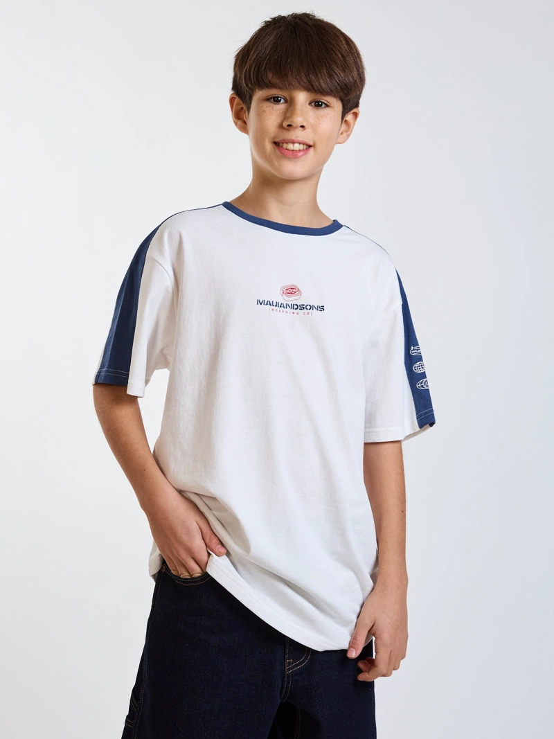 POLERA MC RIDE BLANCO INFANTIL MAUI AND SONS - 7