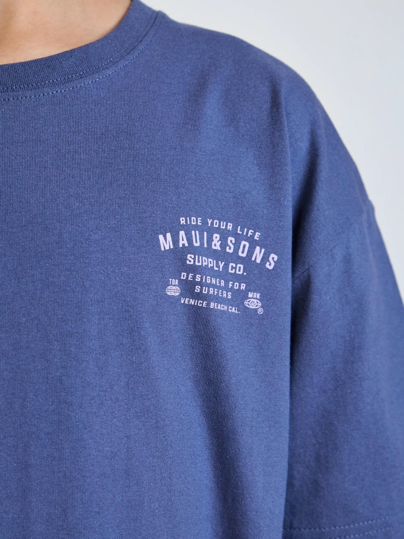 POLERA MC BLUE CELESTE INFANTIL MAUI AND SONS - 6