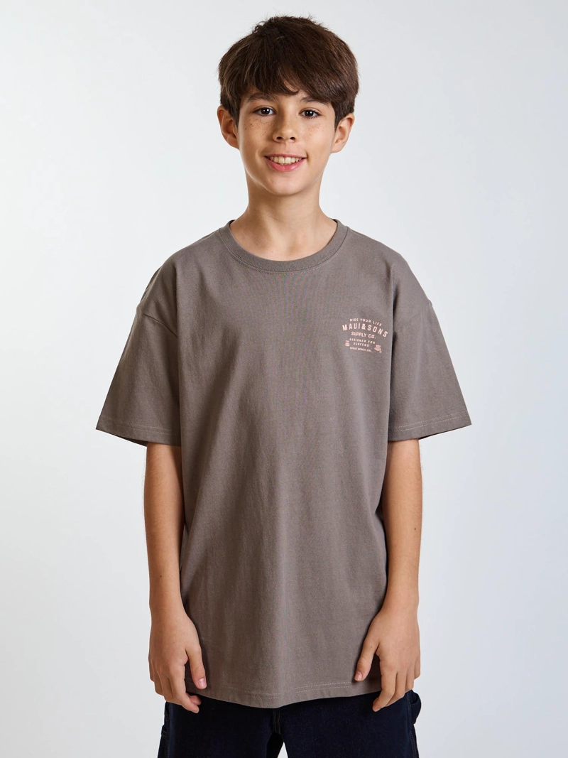 POLERA MC BLUE CAFE  INFANTIL MAUI AND SONS - 1