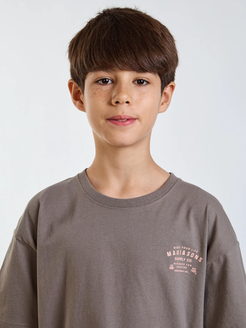 POLERA MC BLUE CAFE  INFANTIL MAUI AND SONS - 5