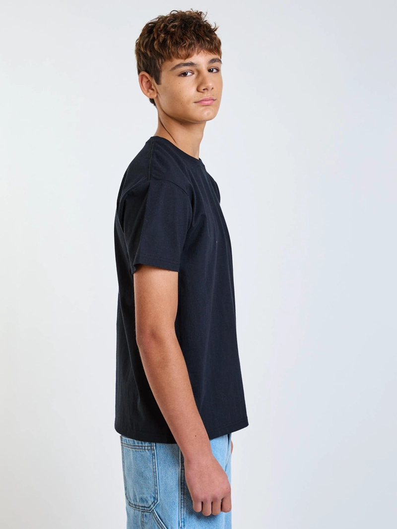 POLERA MC AQUAS NEGRO INFANTIL MAUI AND SONS - 3