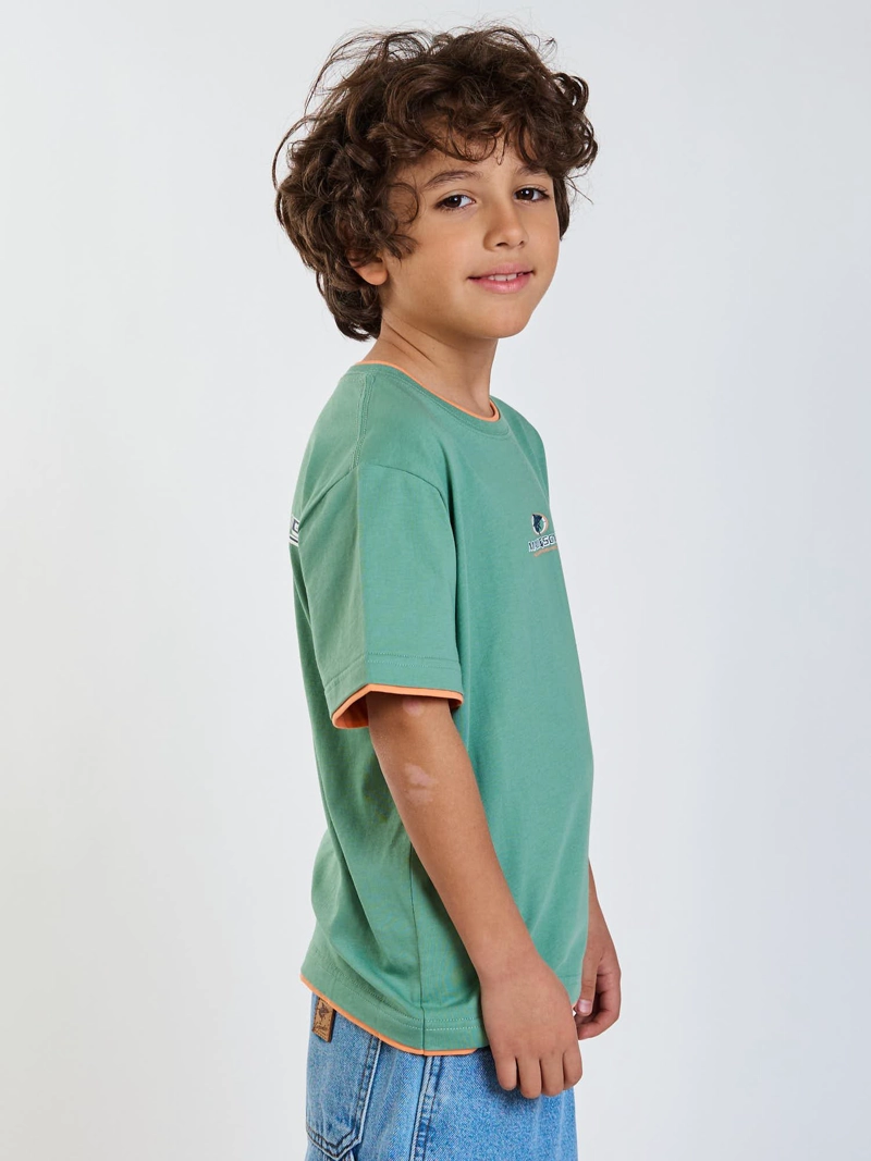 POLERA MC NALU VERDE INFANTIL MAUI AND SONS - 3