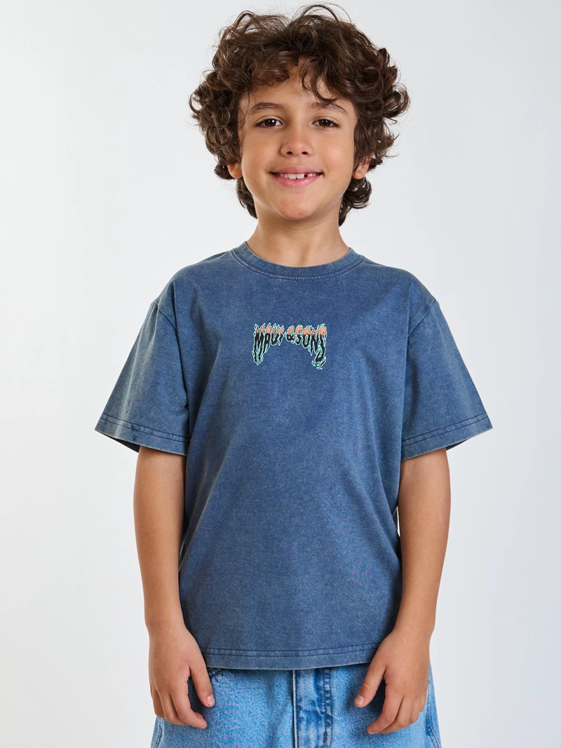 POLERA MC FLOW AZUL INFANTIL MAUI AND SONS - 1