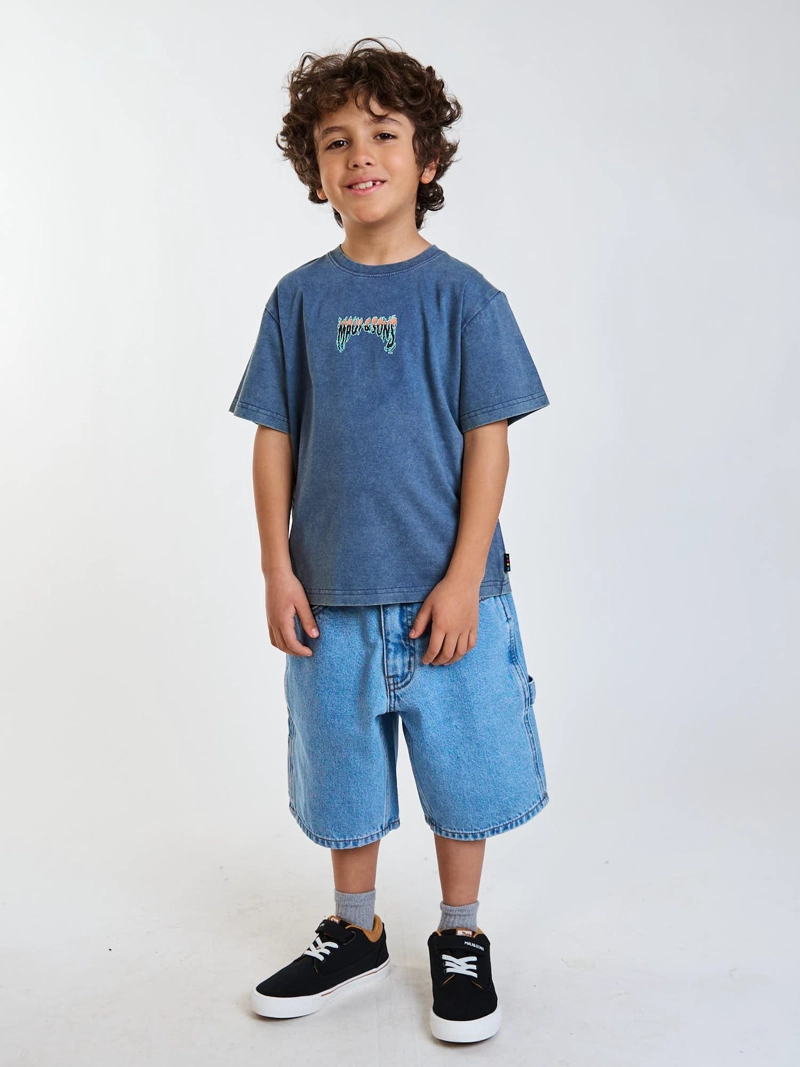 POLERA MC FLOW AZUL INFANTIL MAUI AND SONS - 7