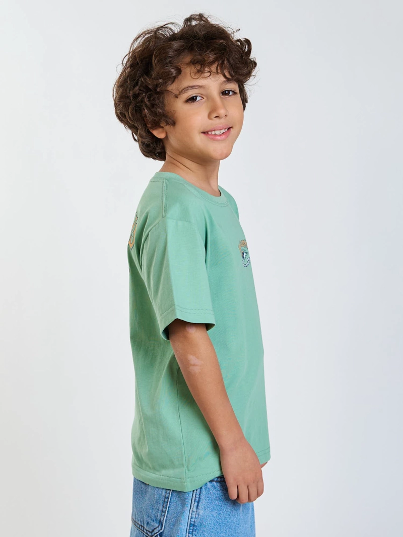 POLERA MC VENICE VERDE INFANTIL MAUI AND SONS - 3