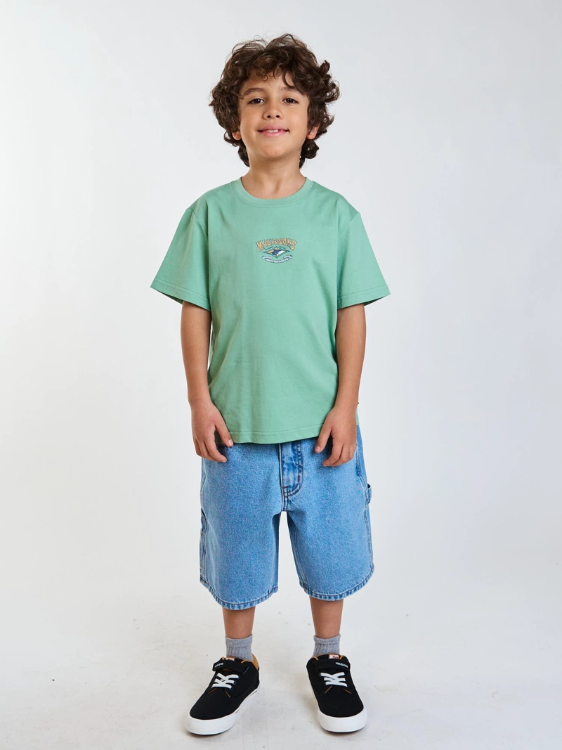 POLERA MC VENICE VERDE INFANTIL MAUI AND SONS - 7
