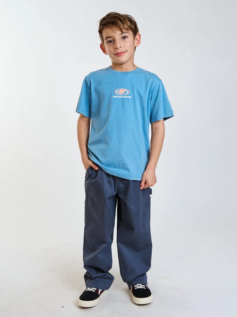 POLERA MC SURFSIDE AZUL INFANTIL MAUI AND SONS - 7