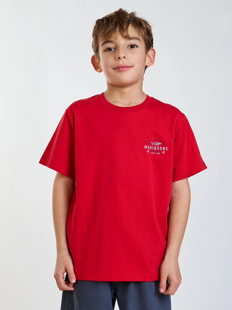 POLERA MC WILD ROJO INFANTIL MAUI AND SONS - 1