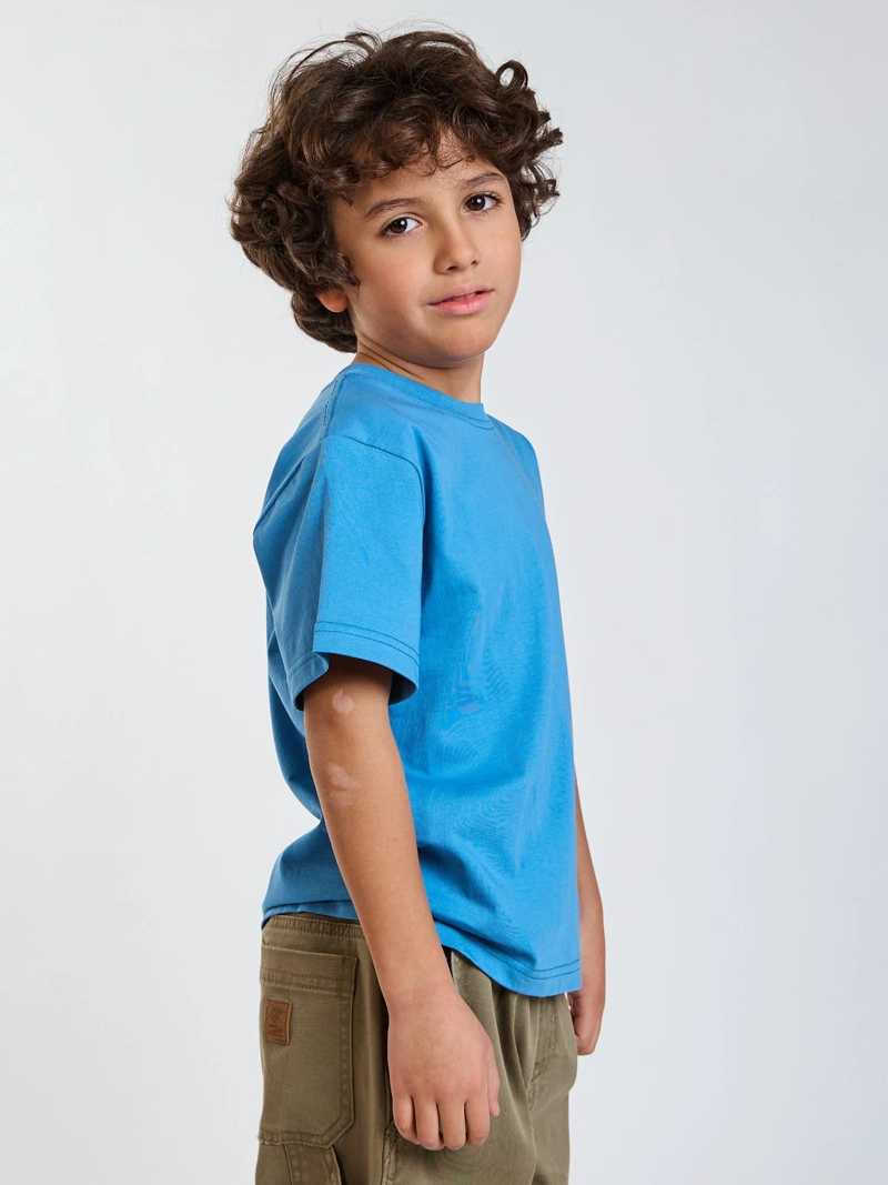 POLERA MC WILD AZUL INFANTIL MAUI AND SONS - 3