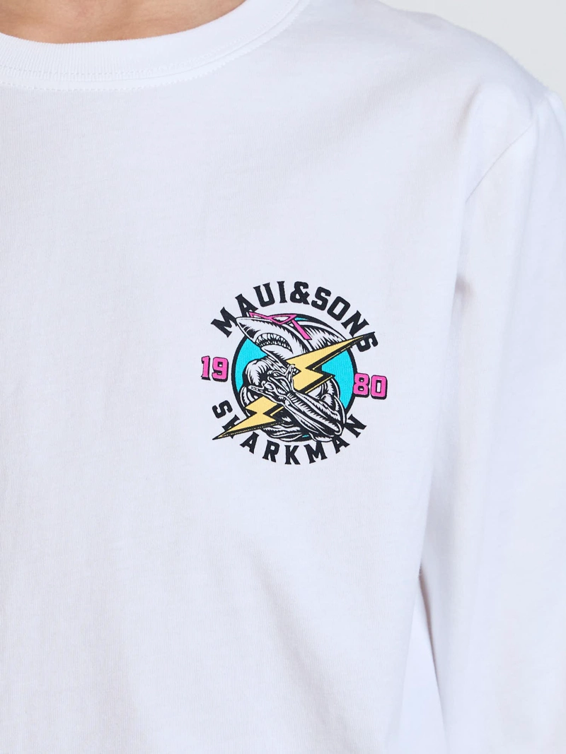 POLERA ML RAMP BLANCO INFANTIL MAUI AND SONS - 6